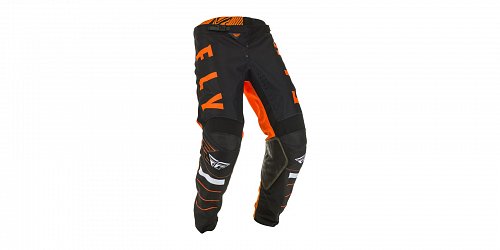 kalhoty KINETIC K120, FLY RACING - USA (oranžová/černá/bílá)